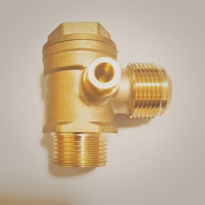 3/4 inch brass vertical check valve non return valve for belt driven air compressor